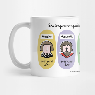 Shakespeare Mug - Shakespeare spoilers by Wrong Hands